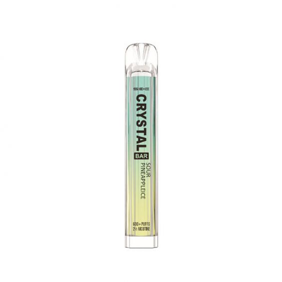 Crystal Bar 600 Sour Pineapple Ice Disposable Vape 20mg