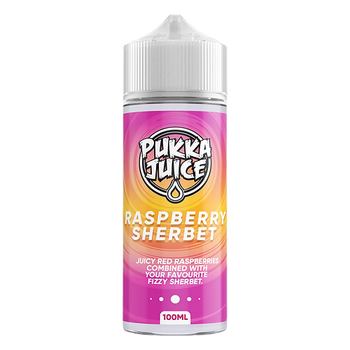 Pukkajuice 100ml RASPBERRY SHERBET