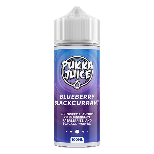 Pukkajuice 100ml BLUEBERRY BLACKCURRANT