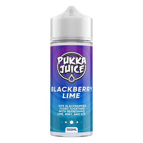 Pukkajuice 100ml BLACKBERRY LIME