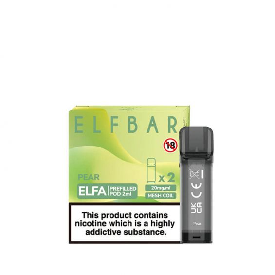 Elf Bar Elfa Pear Prefilled 2ml Pods 20mg 2-Pack