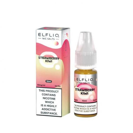 Elf Bar Elfliq Strawberry Kiwi 10ml Nic Salt E-liquid