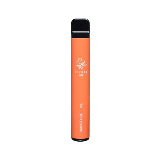 Elf Bar 600 Mango Ice 0mg Disposable Vape