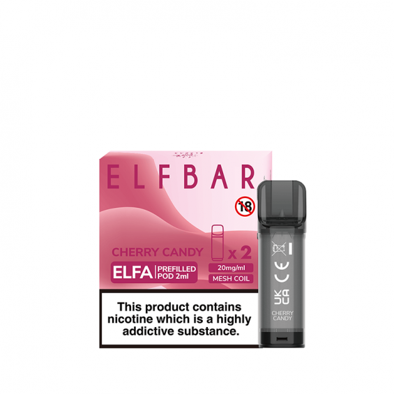 Elfa Cherry Candy Prefilled Pods 20mg - 2 Pack