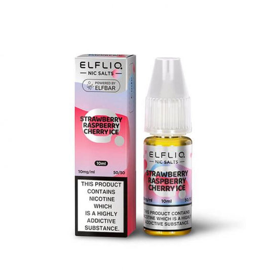 Elf Bar ElfLiq Strawberry Raspberry Cherry Ice Nic Salt E-liquid