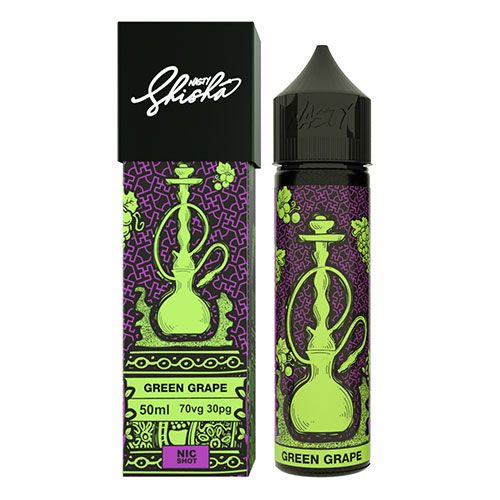 Nasty Shisha 50ml Green Grape Short Fill E-Liquid