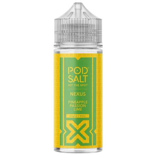 Pod Salt Nexus Pineapple Passion Lime 100ml Shortfill E-Liquid