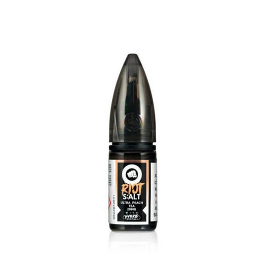 Riot Squad Black Edition Ultra Peach Tea Nic Salt E-Liquid