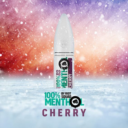 Riot Squad Cherry Menthol Nic Salt E-Liquid 10ml