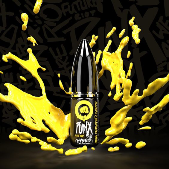 Riot Squad Punx Guava, Passion Fruit & Pineapple Nicsalt E-Liquid 10ml