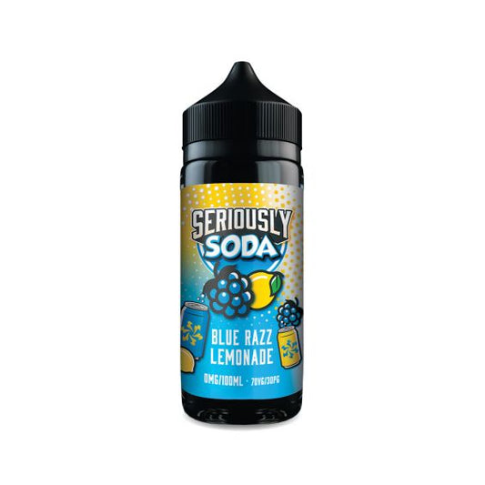 Seriously Soda Blue Razz Lemonade 100ml Shortfill E-Liquid