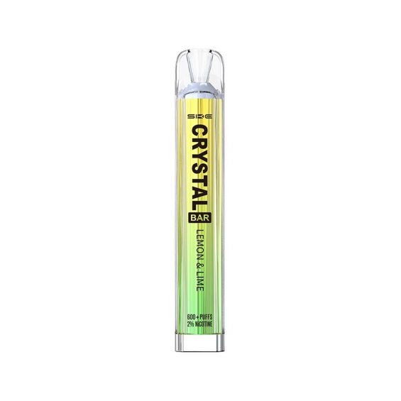 Crystal Bar 600 Lemon & Lime Disposable Vape 20mg