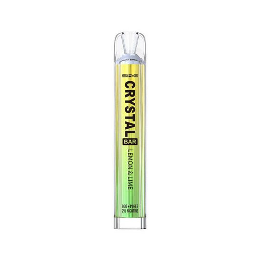 Crystal Bar 600 Lemon & Lime Disposable Vape 20mg