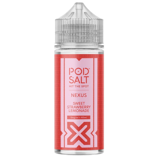 Pod Salt Nexus Sweet Strawberry Lemonade 100ml Shortfill E-Liquid